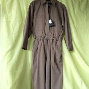 Massimo Dutti Khaki Jumpsuit New With Tag